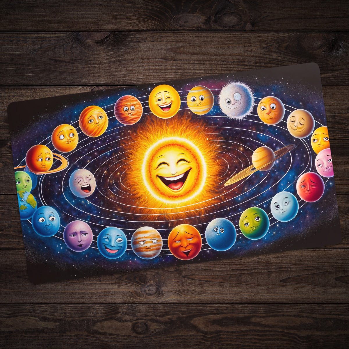 Solar System Of Emotions Playmat - Premium Playmat from Inked Gaming - Just $34.99! Shop now at Game Crave Tournament Store