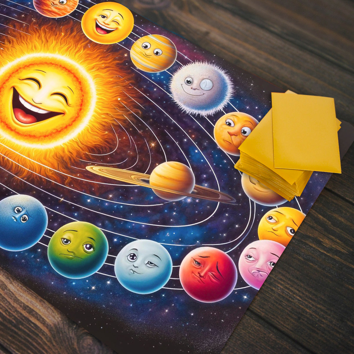 Solar System Of Emotions Playmat - Premium Playmat from Inked Gaming - Just $34.99! Shop now at Game Crave Tournament Store