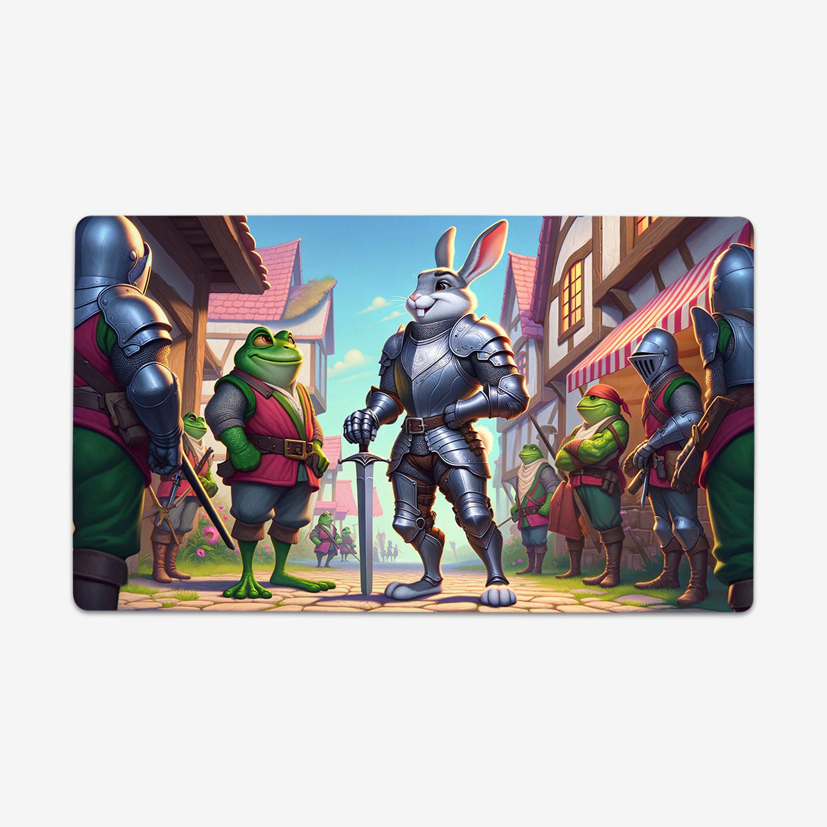 The Rabbit Hero Playmat - Premium Playmat from Inked Gaming - Just $34.99! Shop now at Game Crave Tournament Store