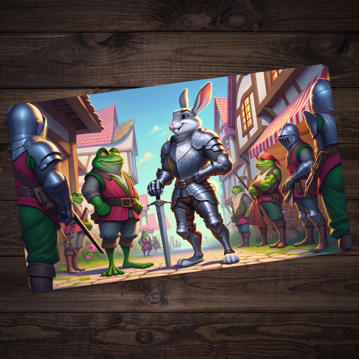 The Rabbit Hero Playmat - Premium Playmat from Inked Gaming - Just $34.99! Shop now at Game Crave Tournament Store