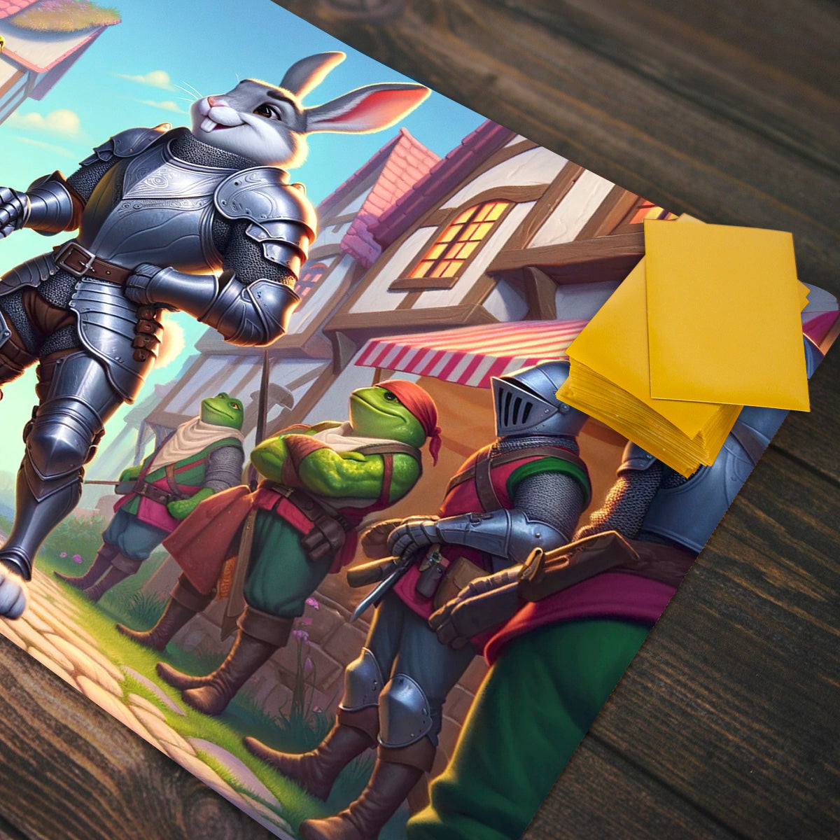 The Rabbit Hero Playmat - Premium Playmat from Inked Gaming - Just $34.99! Shop now at Game Crave Tournament Store