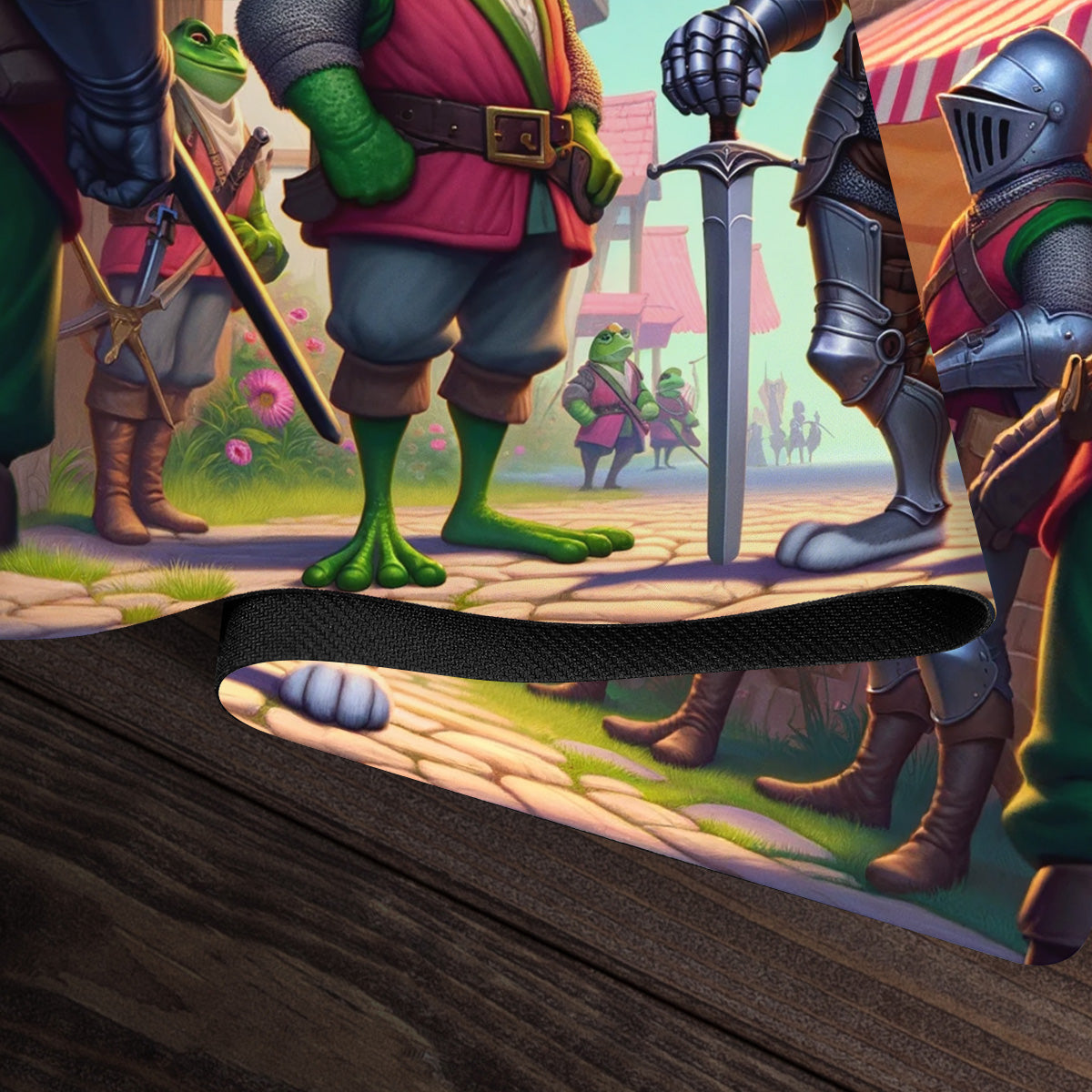 The Rabbit Hero Playmat - Premium Playmat from Inked Gaming - Just $34.99! Shop now at Game Crave Tournament Store