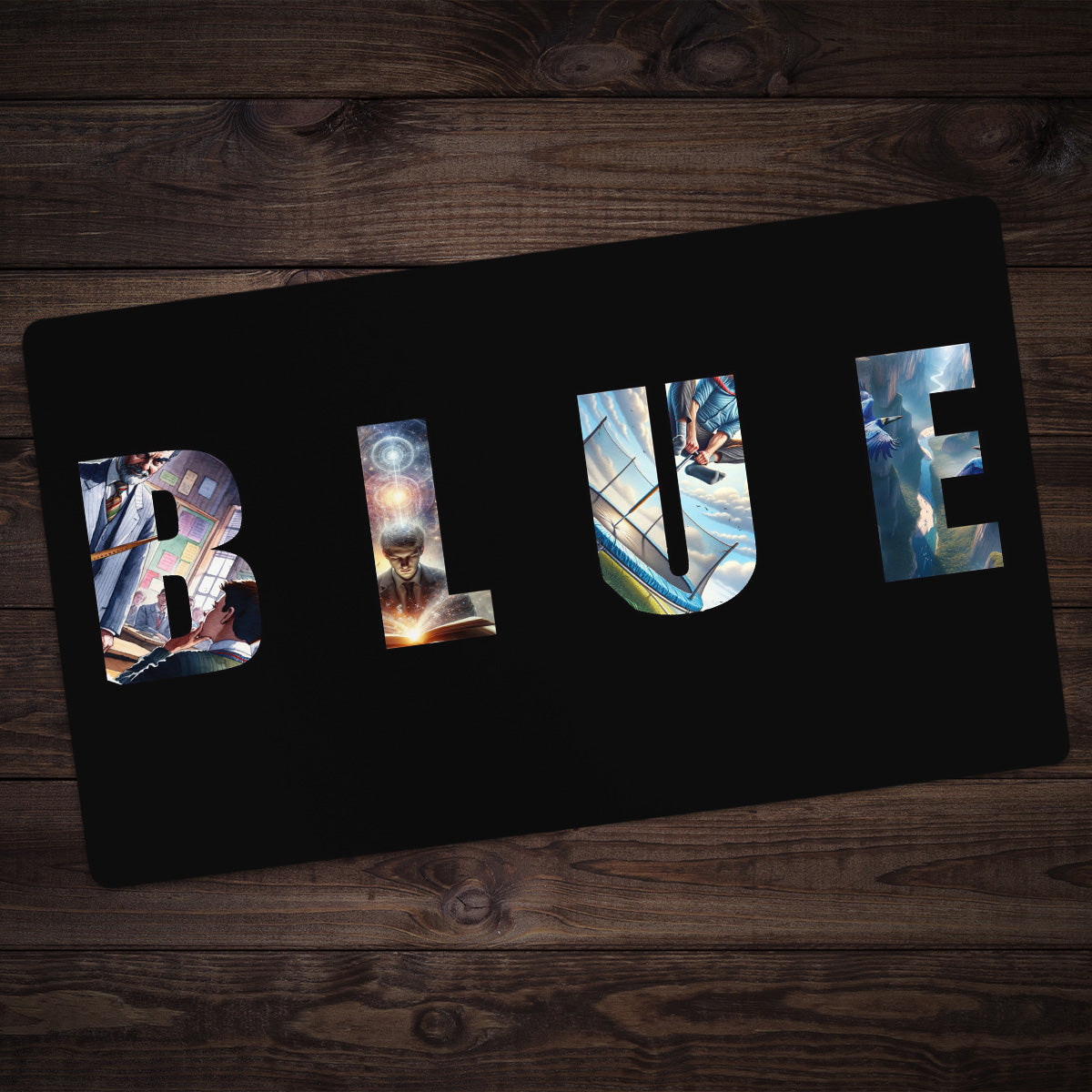 This Is Blue Playmat - Premium Playmat from Inked Gaming - Just $34.99! Shop now at Game Crave Tournament Store