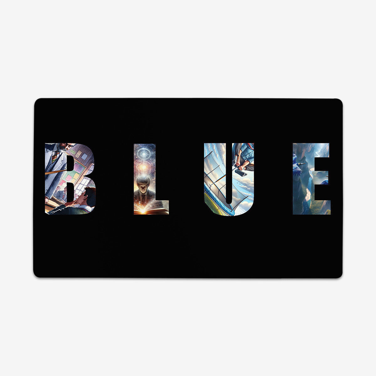 This Is Blue Playmat - Premium Playmat from Inked Gaming - Just $34.99! Shop now at Game Crave Tournament Store