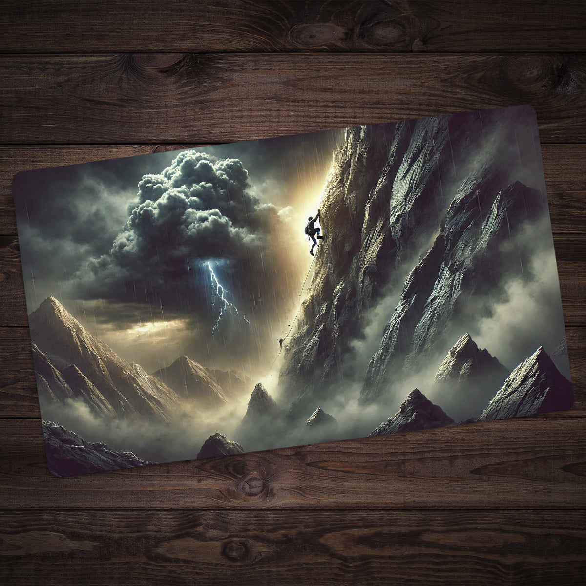 Thunder On Climb Playmat - Premium Playmat from Inked Gaming - Just $34.99! Shop now at Game Crave Tournament Store