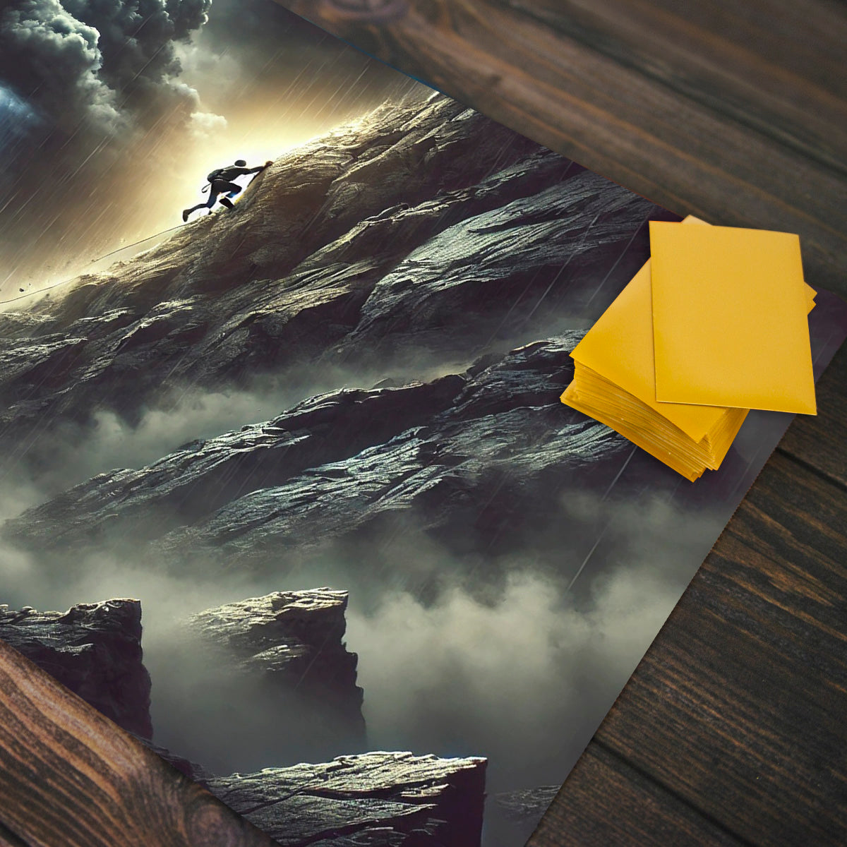 Thunder On Climb Playmat - Premium Playmat from Inked Gaming - Just $34.99! Shop now at Game Crave Tournament Store