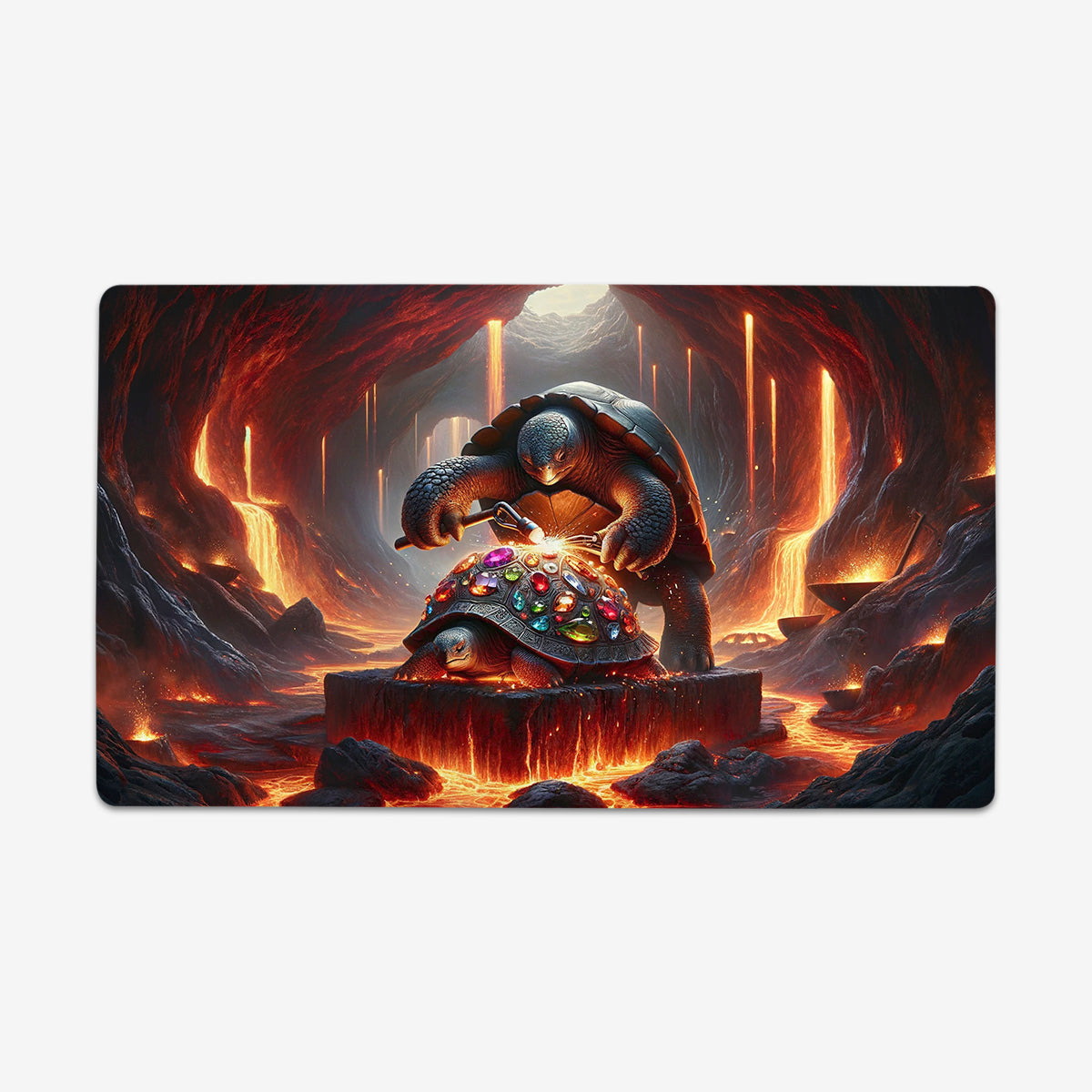 Turtle Forge A Shell Playmat - Premium Playmat from Inked Gaming - Just $34.99! Shop now at Game Crave Tournament Store