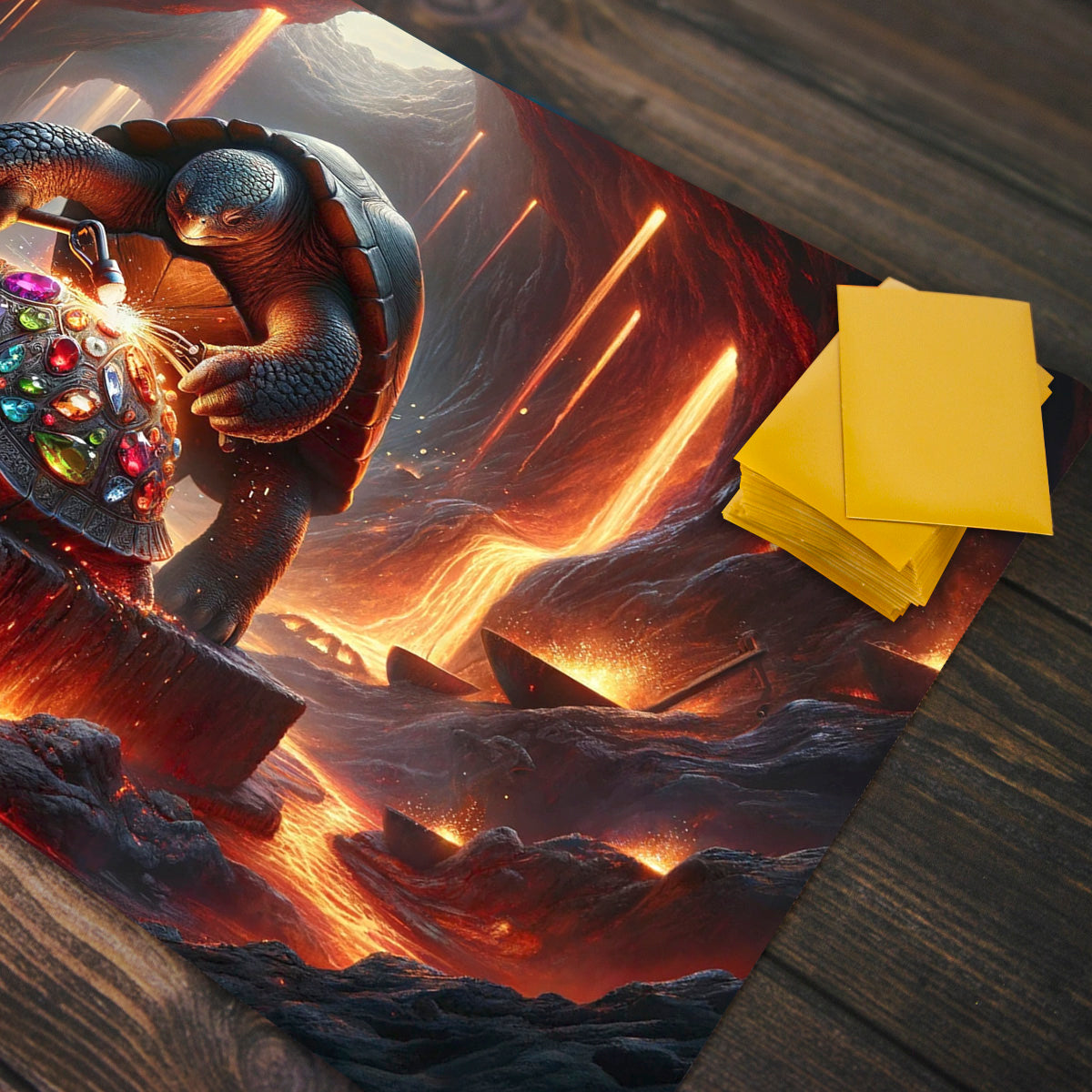 Turtle Forge A Shell Playmat - Premium Playmat from Inked Gaming - Just $34.99! Shop now at Game Crave Tournament Store