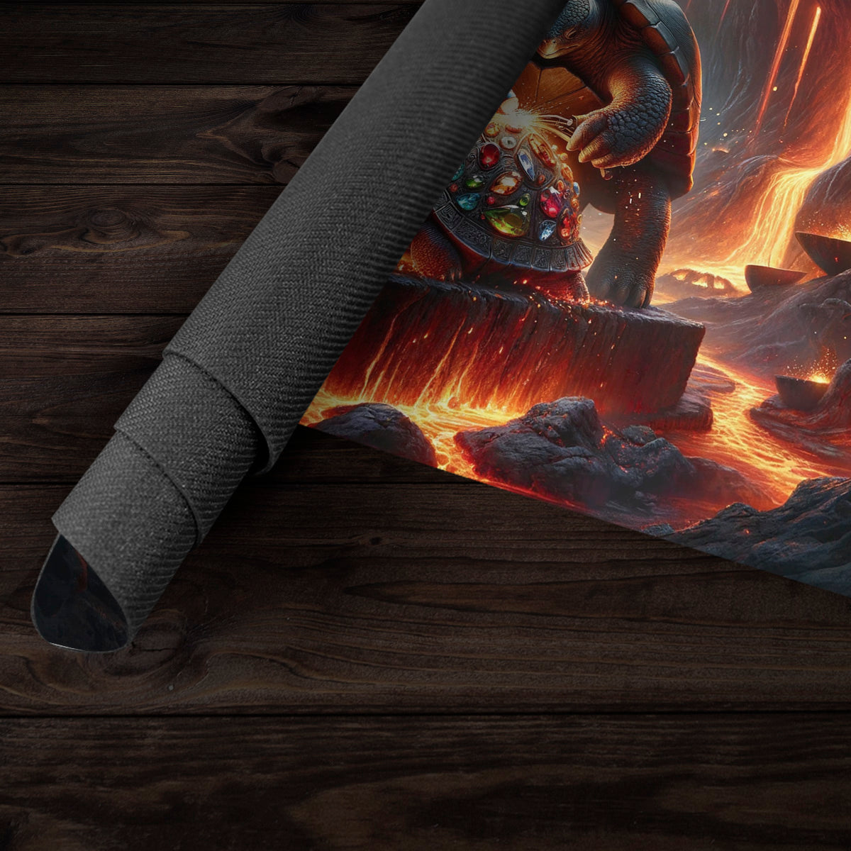 Turtle Forge A Shell Playmat - Premium Playmat from Inked Gaming - Just $34.99! Shop now at Game Crave Tournament Store