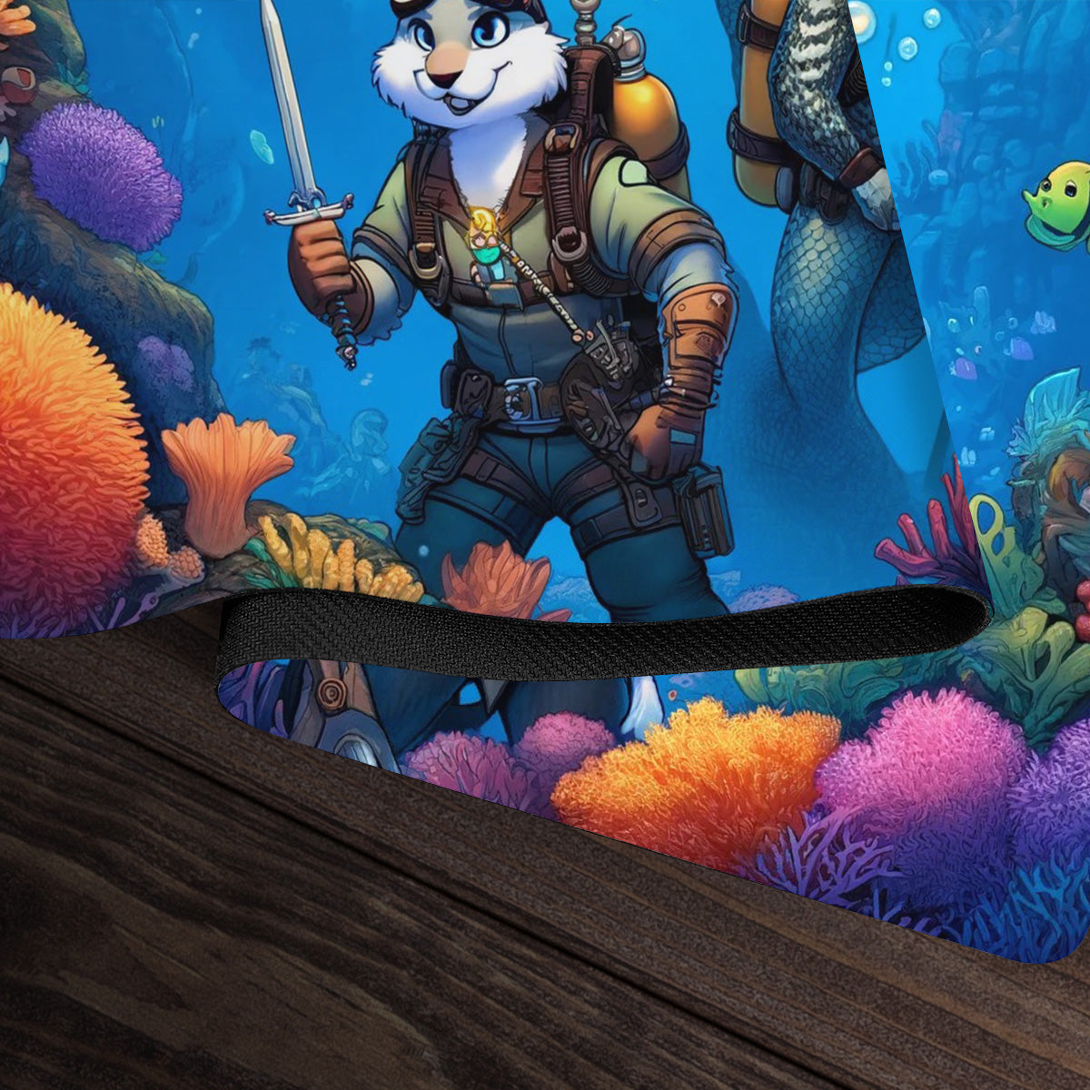 Underwater Adventurers Playmat - Premium Playmat from Inked Gaming - Just $34.99! Shop now at Game Crave Tournament Store