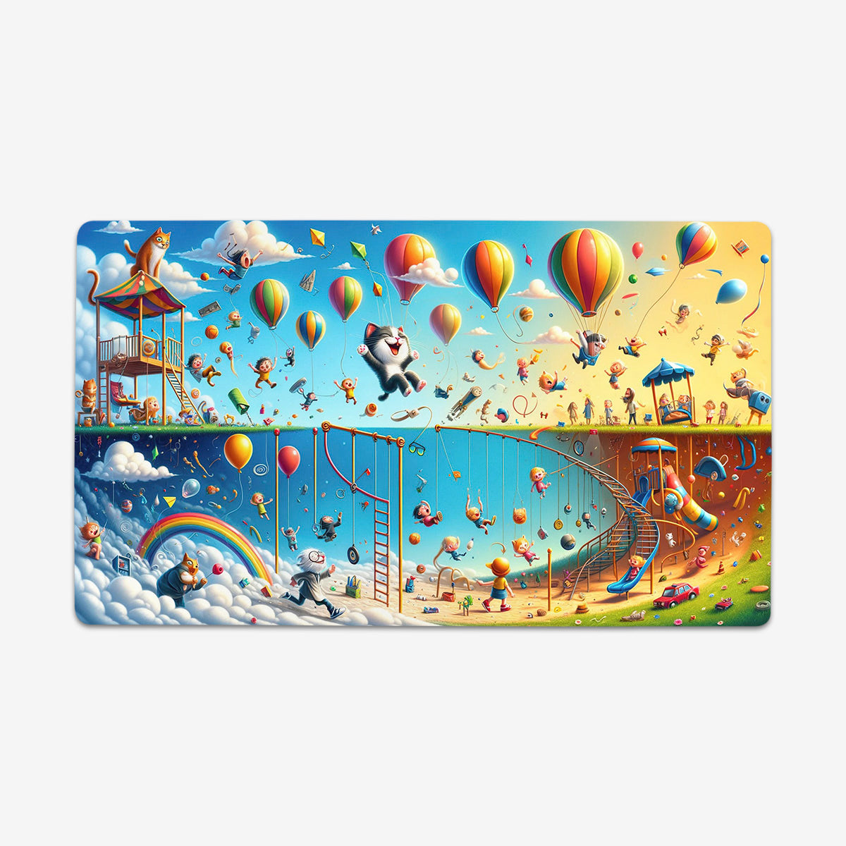 Up And Downs Playmat - Premium Playmat from Inked Gaming - Just $34.99! Shop now at Game Crave Tournament Store