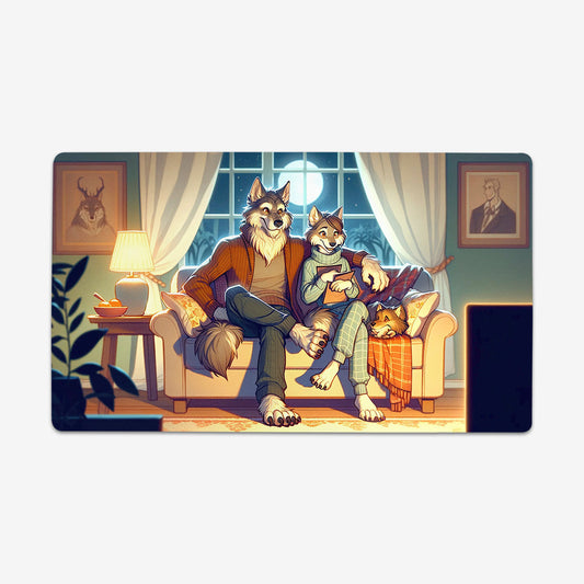 Werewolf Family Playmat - Premium Playmat from Inked Gaming - Just $34.99! Shop now at Game Crave Tournament Store