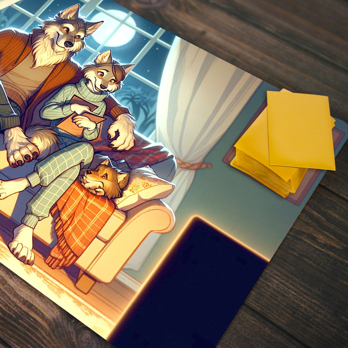 Werewolf Family Playmat - Premium Playmat from Inked Gaming - Just $34.99! Shop now at Game Crave Tournament Store