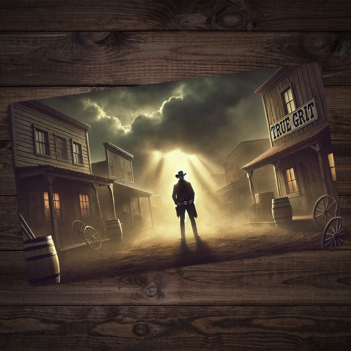 Western Grit Playmat - Premium Playmat from Inked Gaming - Just $34.99! Shop now at Game Crave Tournament Store
