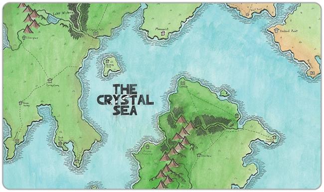 The Crystal Sea Playmat - Premium Playmat from Inked Gaming - Just $34.99! Shop now at Game Crave Tournament Store