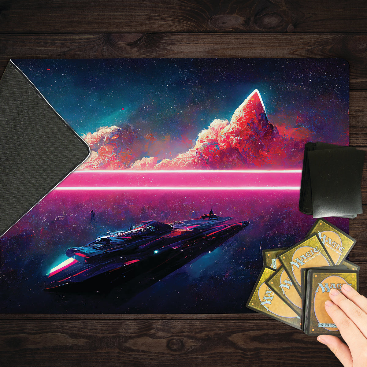 Space Ocean Playmat - Premium Playmat from Inked Gaming - Just $34.99! Shop now at Game Crave Tournament Store