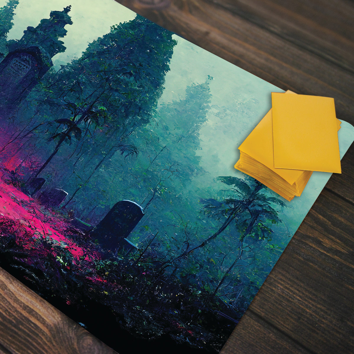 Tropical Graveyard Playmat - Premium Playmat from Inked Gaming - Just $34.99! Shop now at Game Crave Tournament Store