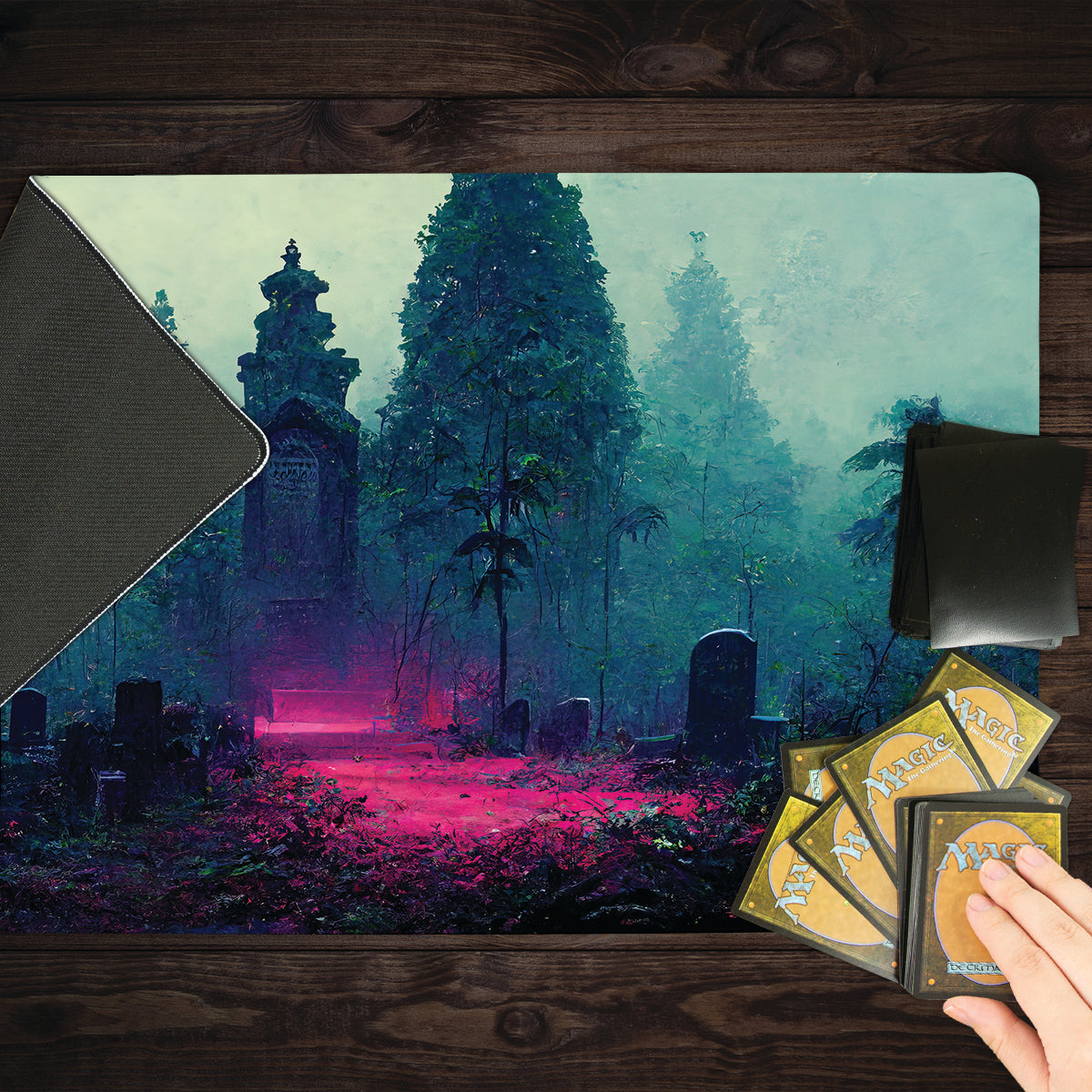 Tropical Graveyard Playmat - Premium Playmat from Inked Gaming - Just $34.99! Shop now at Game Crave Tournament Store