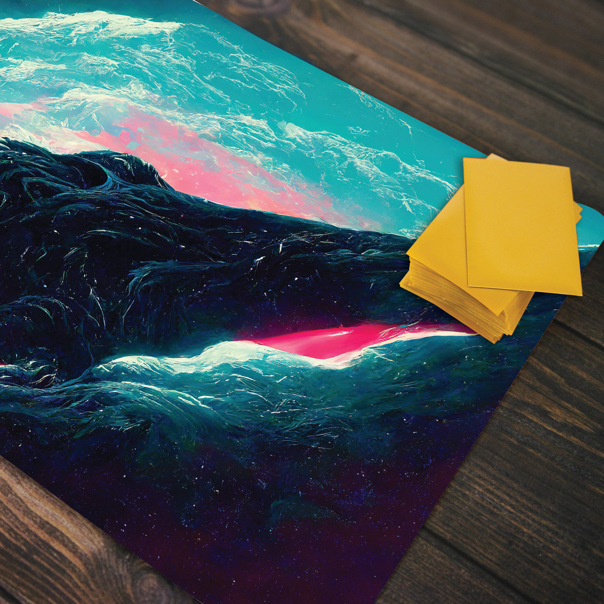 Two Worlds Collide Playmat - Premium Playmat from Inked Gaming - Just $34.99! Shop now at Game Crave Tournament Store