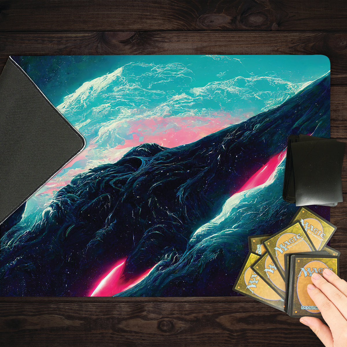 Two Worlds Collide Playmat - Premium Playmat from Inked Gaming - Just $34.99! Shop now at Game Crave Tournament Store