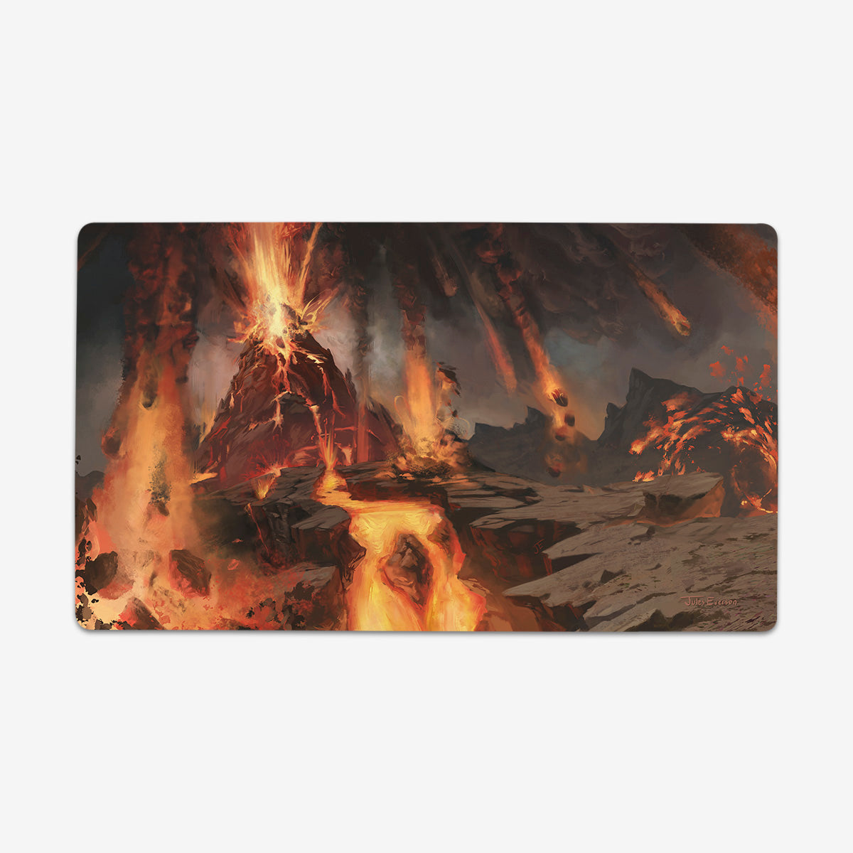 Volcanic Eruption Playmat - Premium Playmat from Inked Gaming - Just $34.99! Shop now at Game Crave Tournament Store