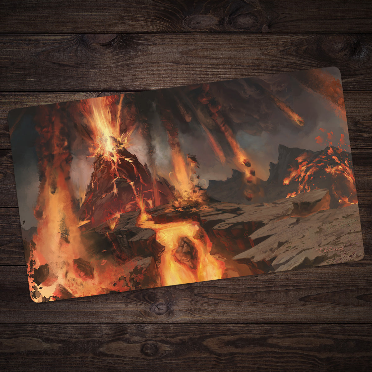 Volcanic Eruption Playmat - Premium Playmat from Inked Gaming - Just $34.99! Shop now at Game Crave Tournament Store