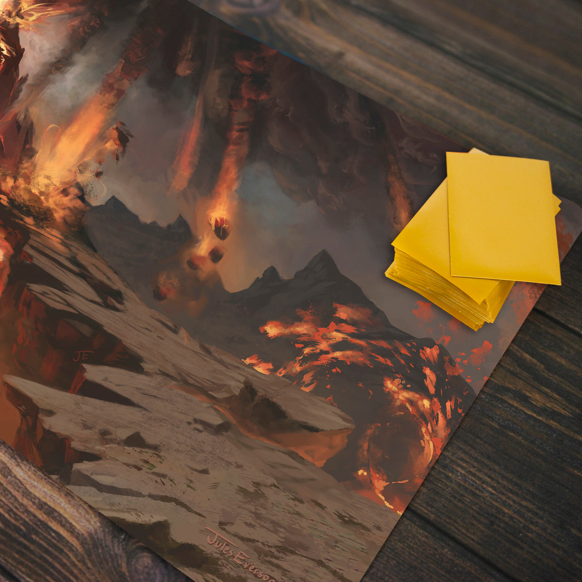 Volcanic Eruption Playmat - Premium Playmat from Inked Gaming - Just $34.99! Shop now at Game Crave Tournament Store