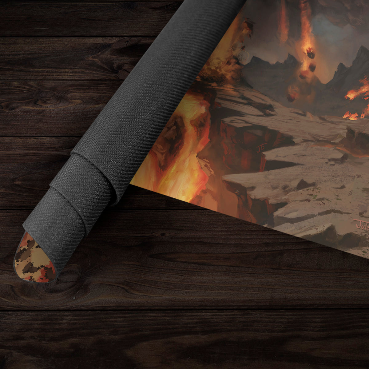 Volcanic Eruption Playmat - Premium Playmat from Inked Gaming - Just $34.99! Shop now at Game Crave Tournament Store