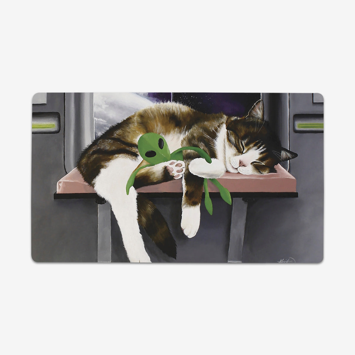 Space Cat Playmat - Premium Playmat from Inked Gaming - Just $34.99! Shop now at Game Crave Tournament Store
