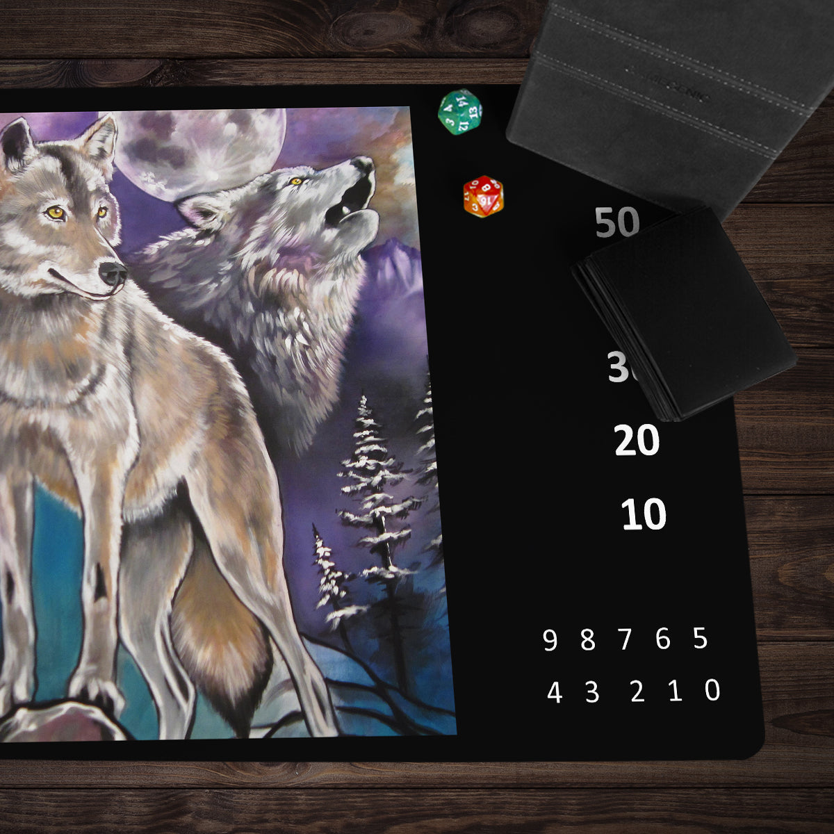 Wolf Lifecounter Playmat - Premium Playmat from Inked Gaming - Just $34.99! Shop now at Game Crave Tournament Store