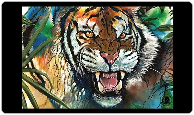 Tiger Screams Playmat - Premium Playmat from Inked Gaming - Just $34.99! Shop now at Game Crave Tournament Store