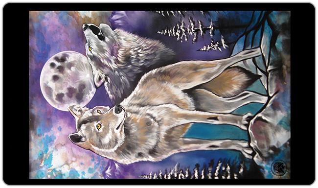 Wolf in the Forest Playmat - Premium Playmat from Inked Gaming - Just $34.99! Shop now at Game Crave Tournament Store