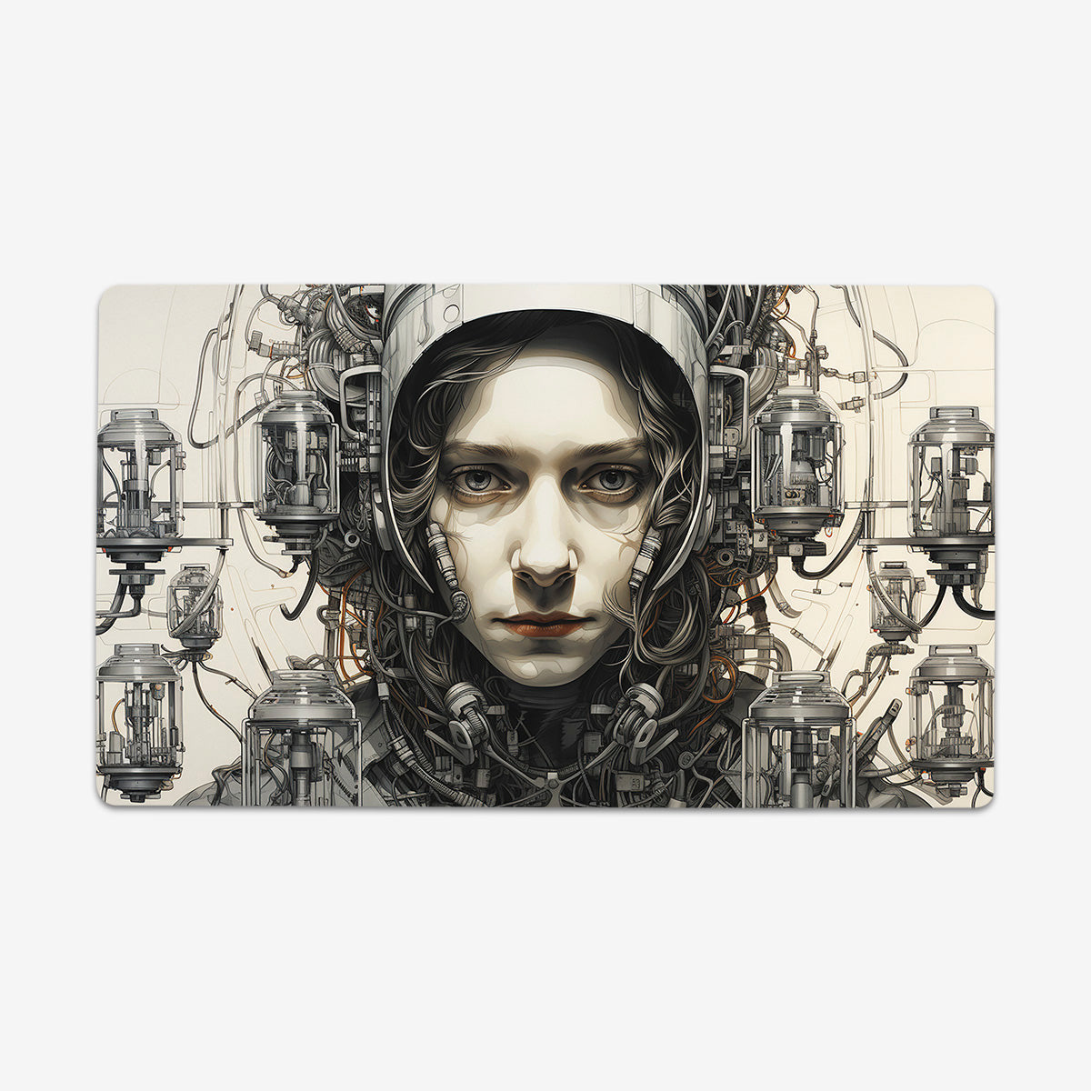Space Cyborg Playmat - Premium Playmat from Inked Gaming - Just $34.99! Shop now at Game Crave Tournament Store