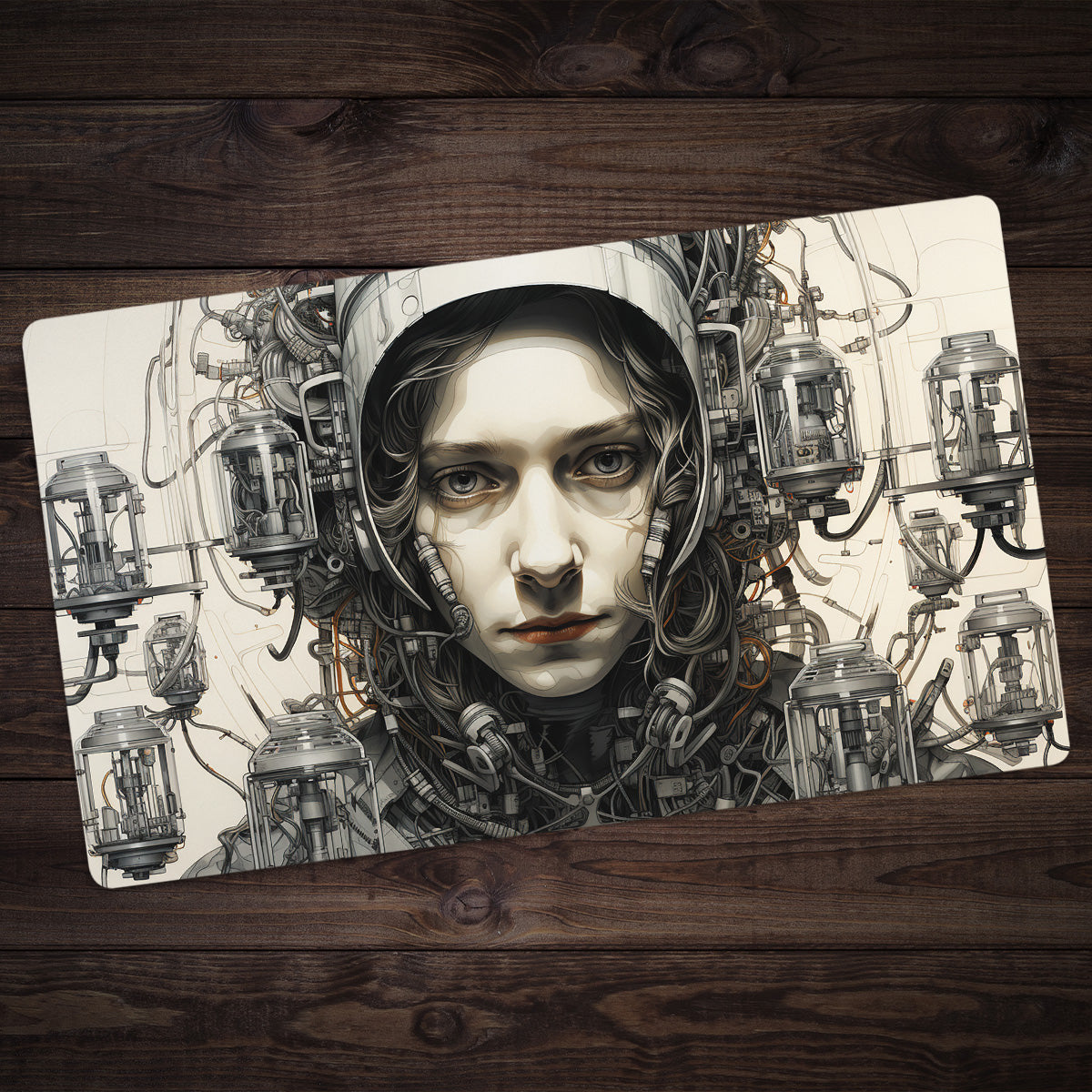 Space Cyborg Playmat - Premium Playmat from Inked Gaming - Just $34.99! Shop now at Game Crave Tournament Store