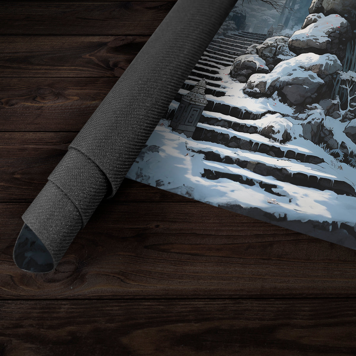 Stairs to Enlightenment Playmat - Premium Desk Mat from Inked Gaming - Just $34.99! Shop now at Game Crave Tournament Store