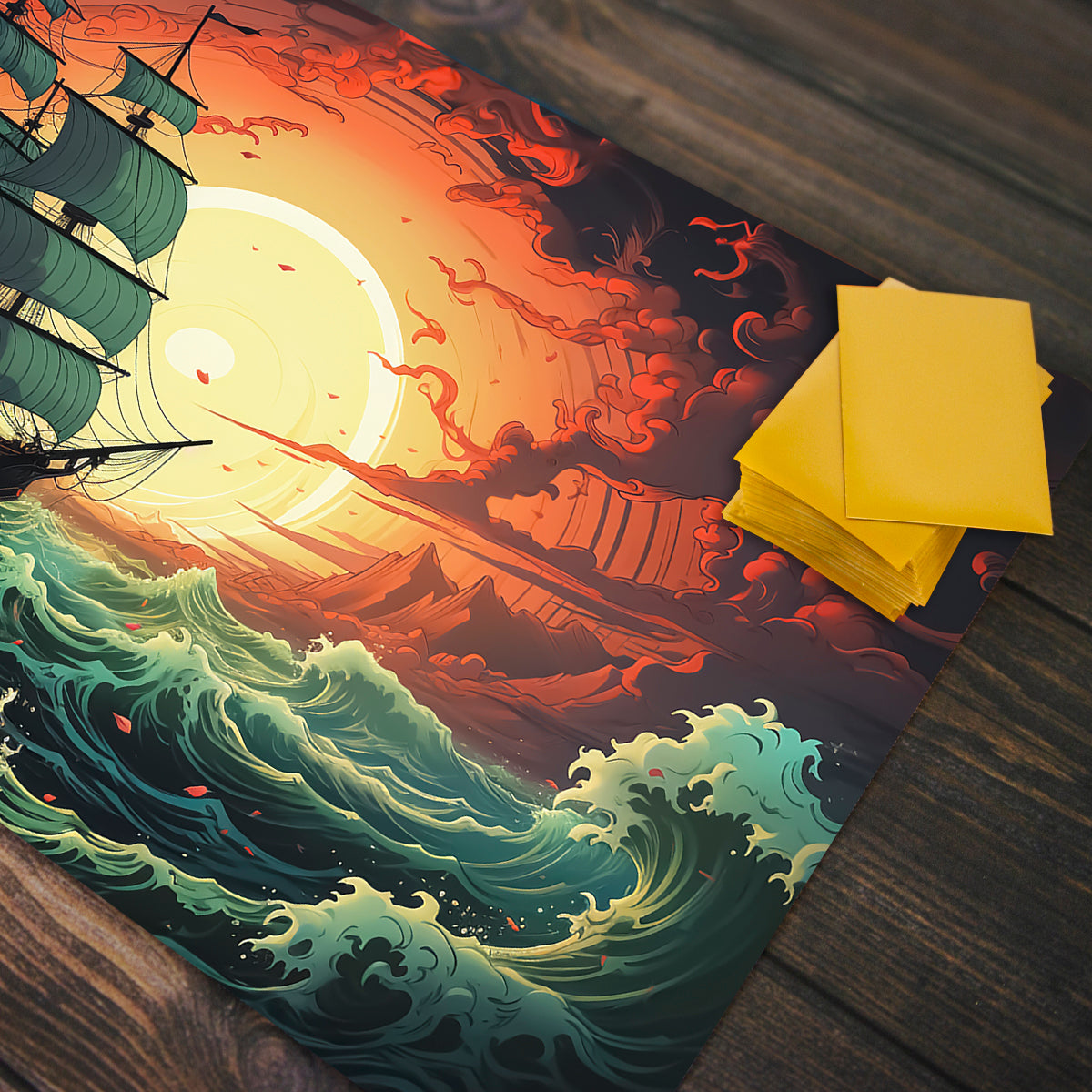 Stormy Seas Playmat - Premium Desk Mat from Inked Gaming - Just $34.99! Shop now at Game Crave Tournament Store