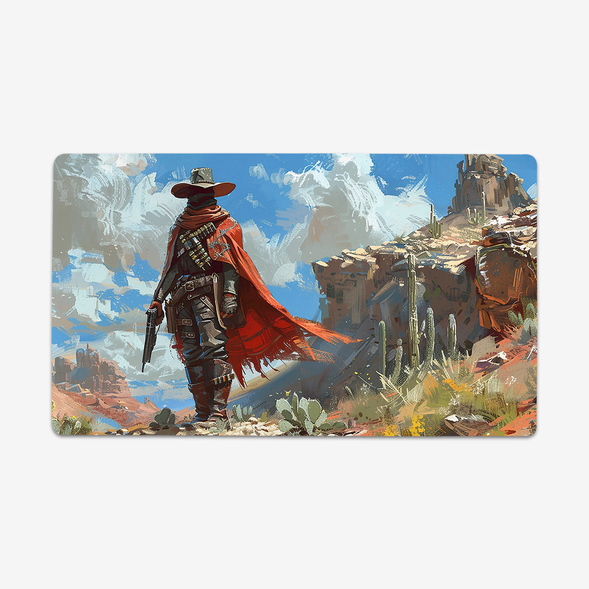 Texas Outlaw Playmat - Premium Playmat from Inked Gaming - Just $34.99! Shop now at Game Crave Tournament Store