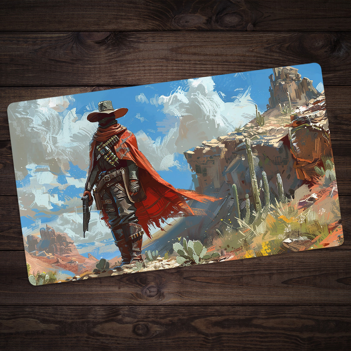 Texas Outlaw Playmat - Premium Playmat from Inked Gaming - Just $34.99! Shop now at Game Crave Tournament Store