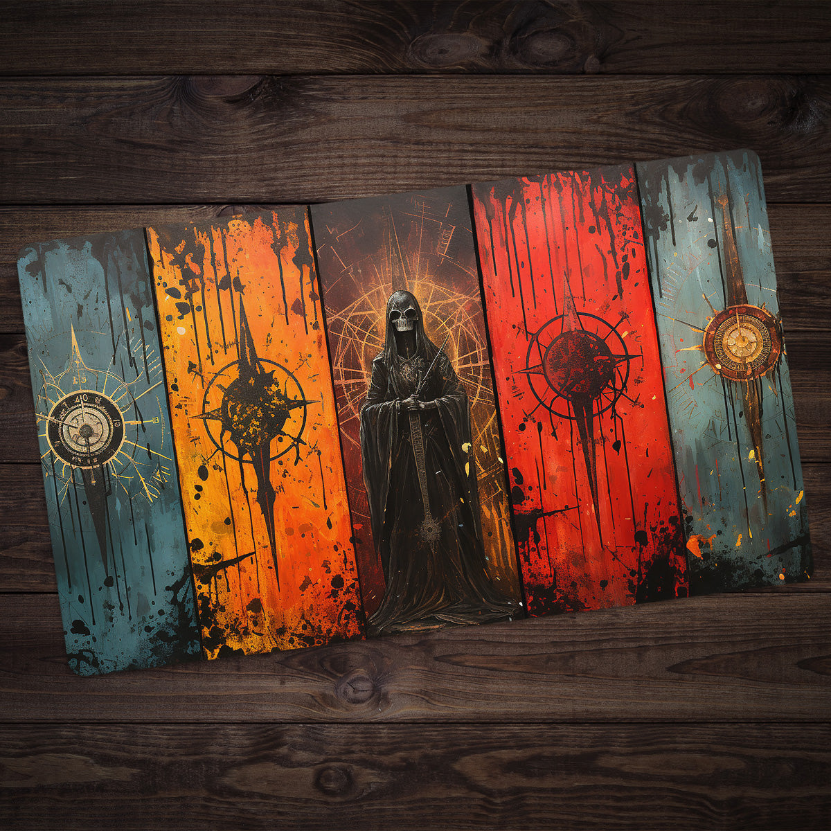 The Reaper Playmat - Premium Playmat from Inked Gaming - Just $34.99! Shop now at Game Crave Tournament Store