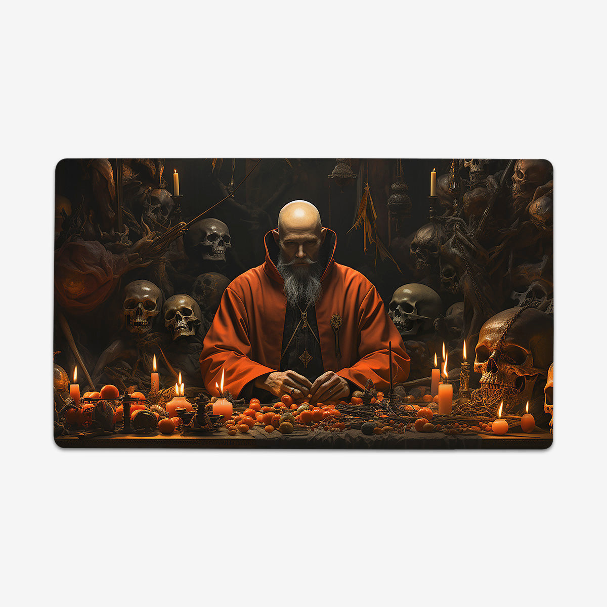 The Red Priest Playmat - Premium Playmat from Inked Gaming - Just $34.99! Shop now at Game Crave Tournament Store