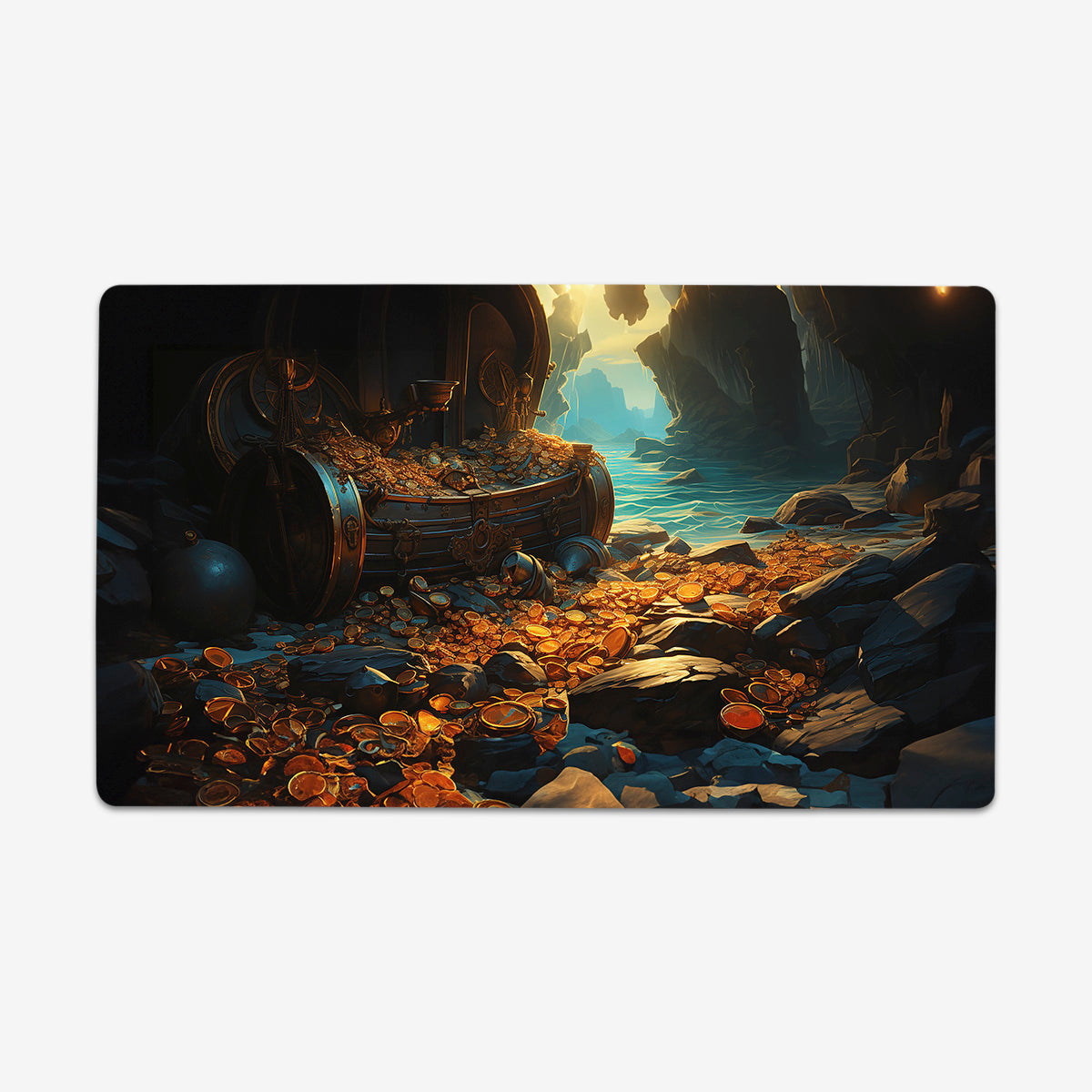 Treasure Cove Playmat - Premium Desk Mat from Inked Gaming - Just $34.99! Shop now at Game Crave Tournament Store