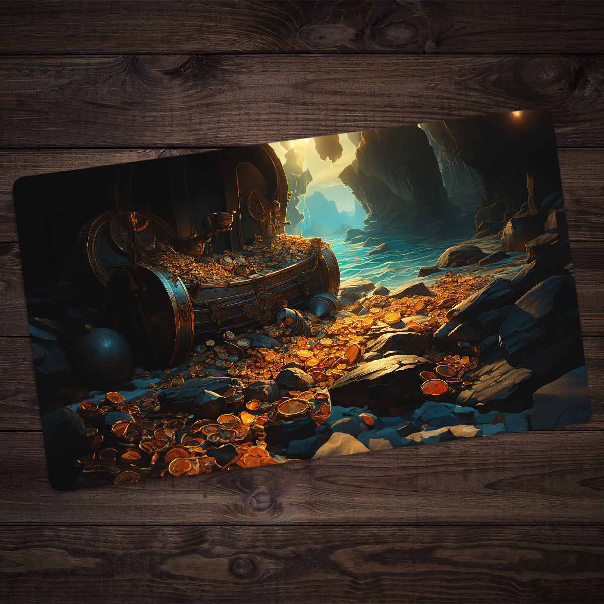 Treasure Cove Playmat - Premium Desk Mat from Inked Gaming - Just $34.99! Shop now at Game Crave Tournament Store