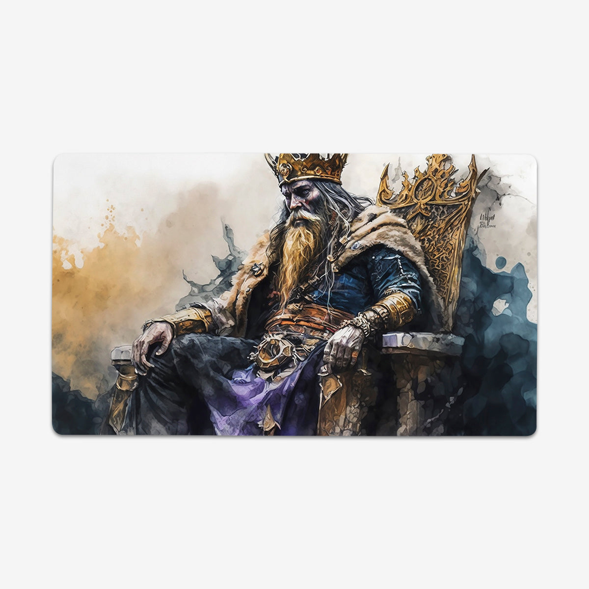 Viking King Playmat - Premium Playmat from Inked Gaming - Just $34.99! Shop now at Game Crave Tournament Store