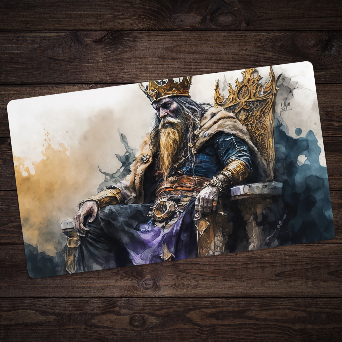 Viking King Playmat - Premium Playmat from Inked Gaming - Just $34.99! Shop now at Game Crave Tournament Store