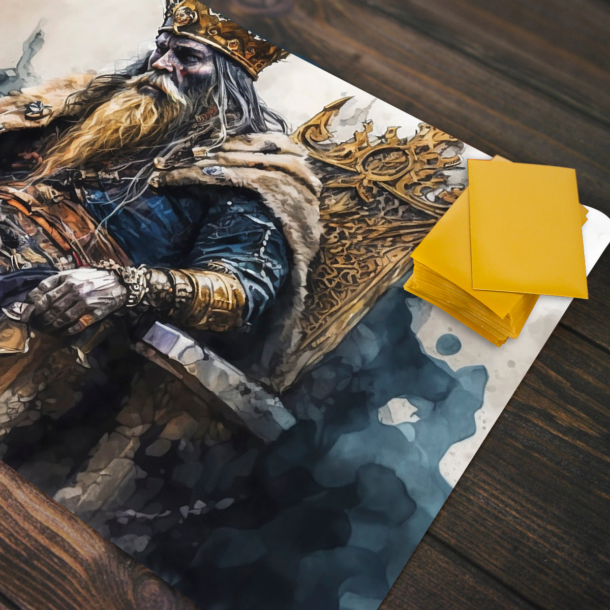 Viking King Playmat - Premium Playmat from Inked Gaming - Just $34.99! Shop now at Game Crave Tournament Store