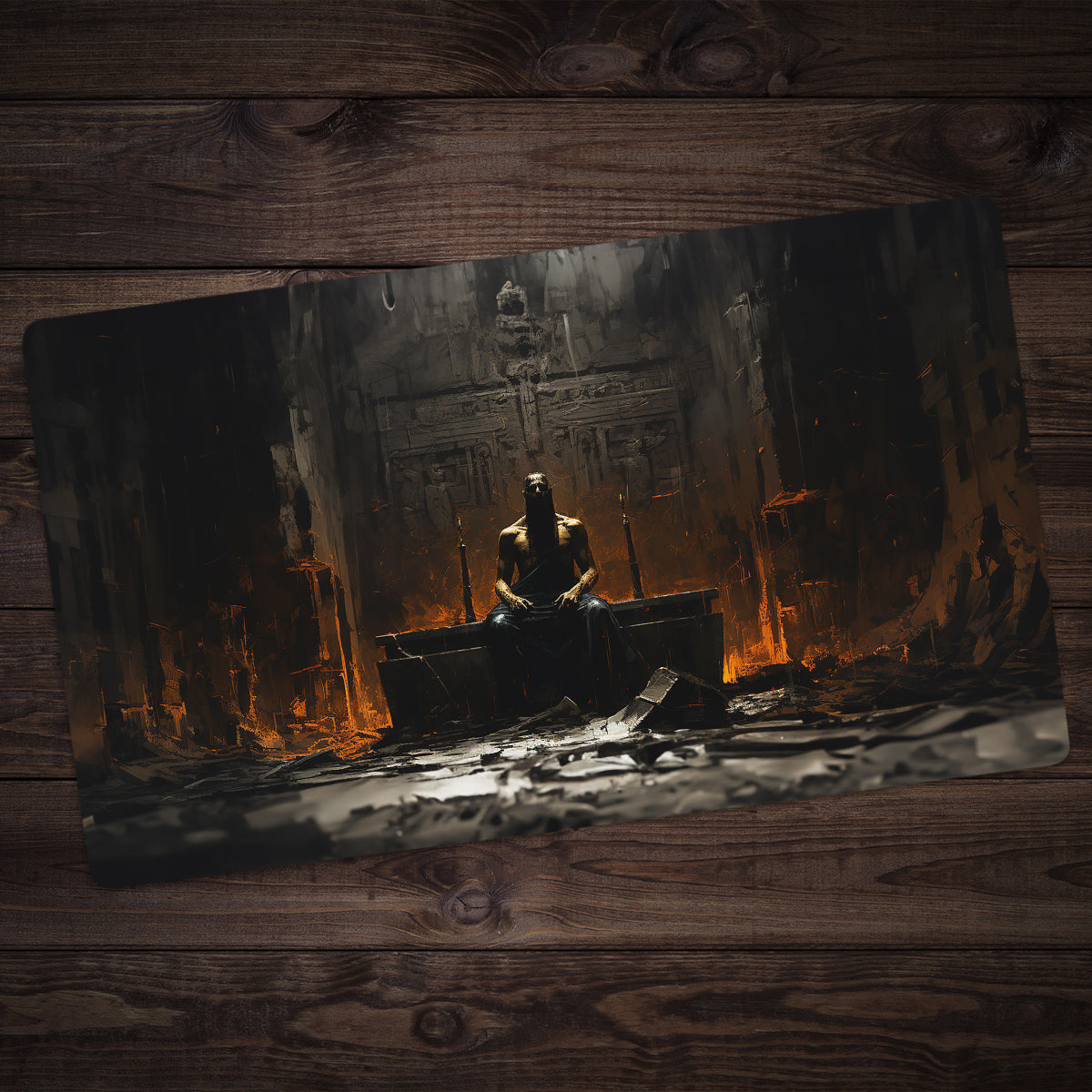 Viking Throne Room Playmat - Premium Playmat from Inked Gaming - Just $34.99! Shop now at Game Crave Tournament Store