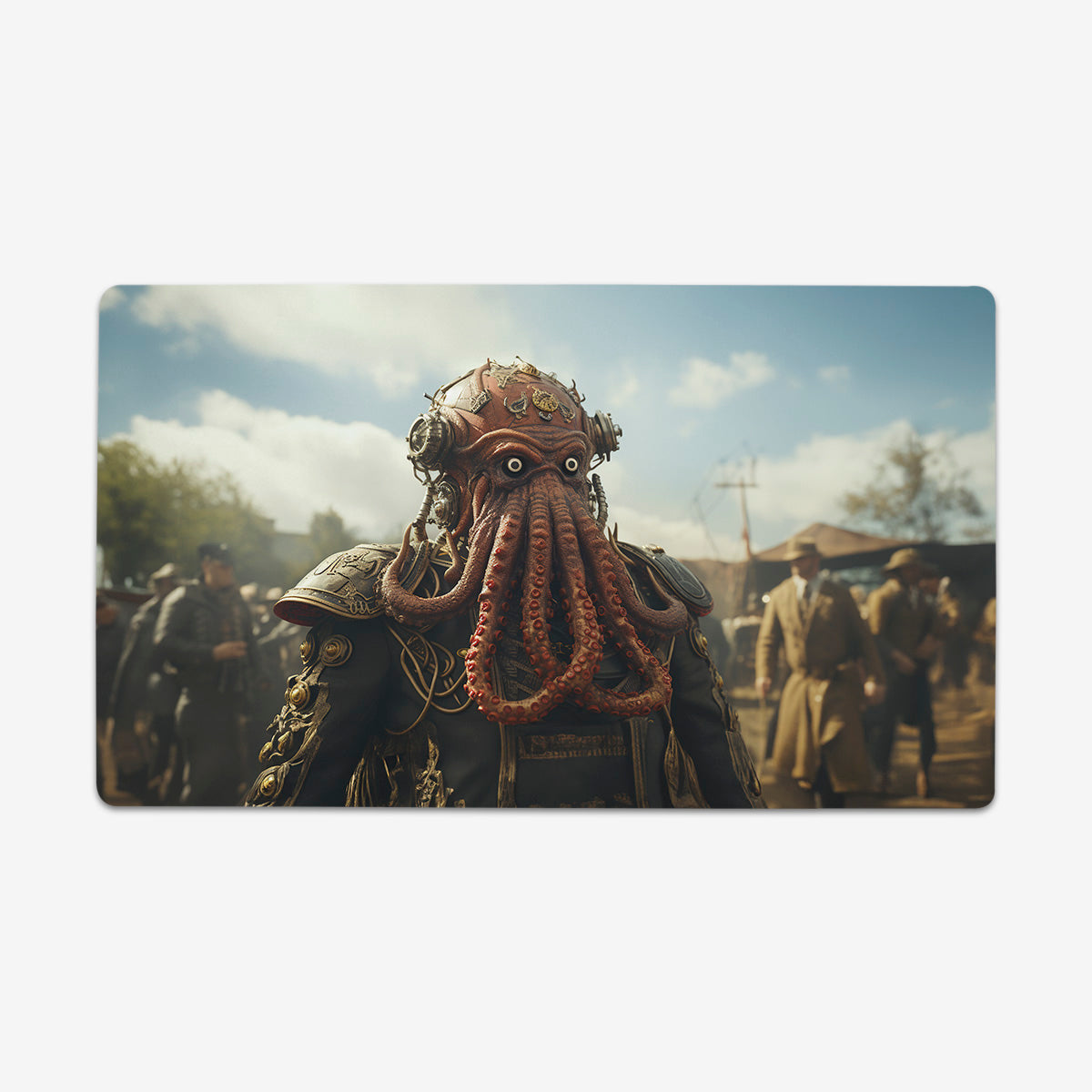 Vintage Cthulhu Playmat - Premium Playmat from Inked Gaming - Just $34.99! Shop now at Game Crave Tournament Store