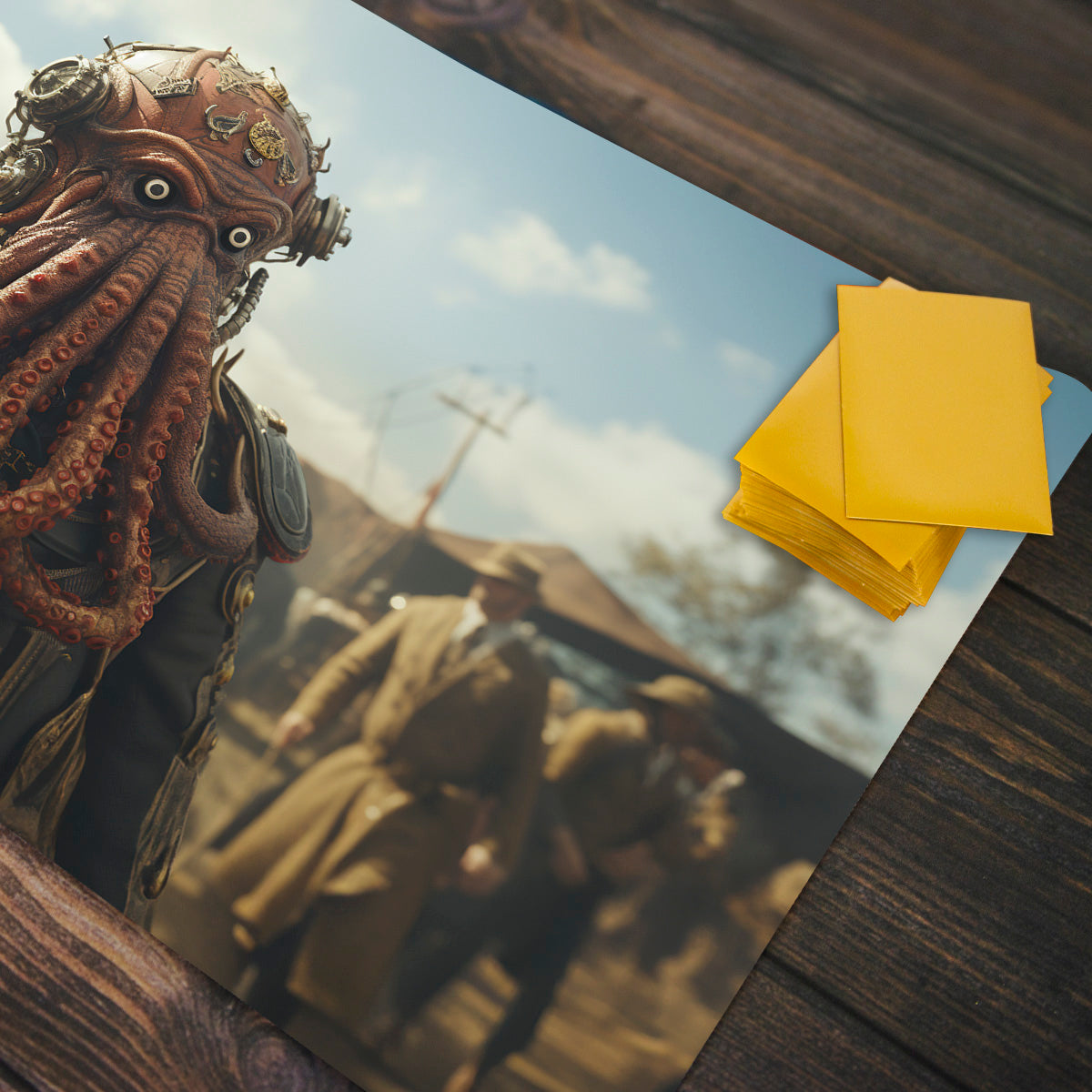 Vintage Cthulhu Playmat - Premium Playmat from Inked Gaming - Just $34.99! Shop now at Game Crave Tournament Store