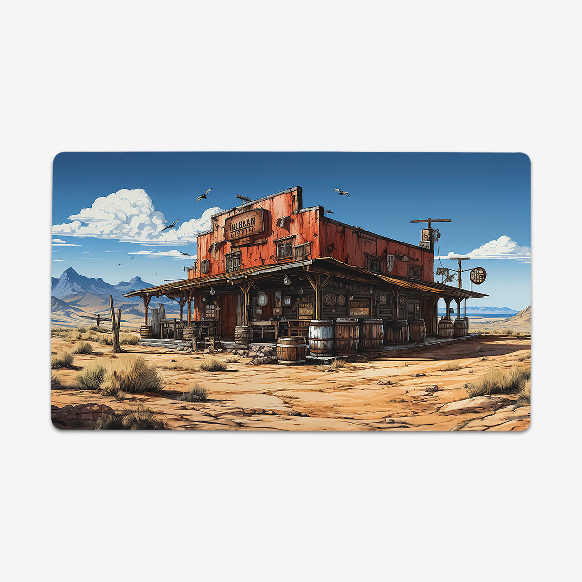 Wasteland Tavern Playmat - Premium Desk Mat from Inked Gaming - Just $34.99! Shop now at Game Crave Tournament Store