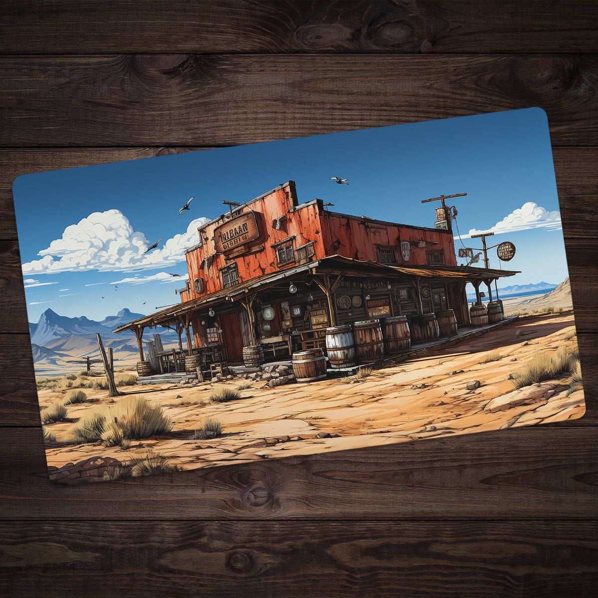 Wasteland Tavern Playmat - Premium Desk Mat from Inked Gaming - Just $34.99! Shop now at Game Crave Tournament Store